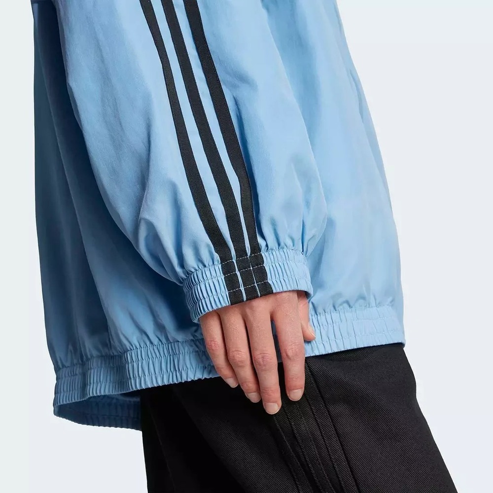 Adidas Originals Women's Size XL Firebird Oversized Track Jacket Ash Blue JY2638 - Picture 5 of 7